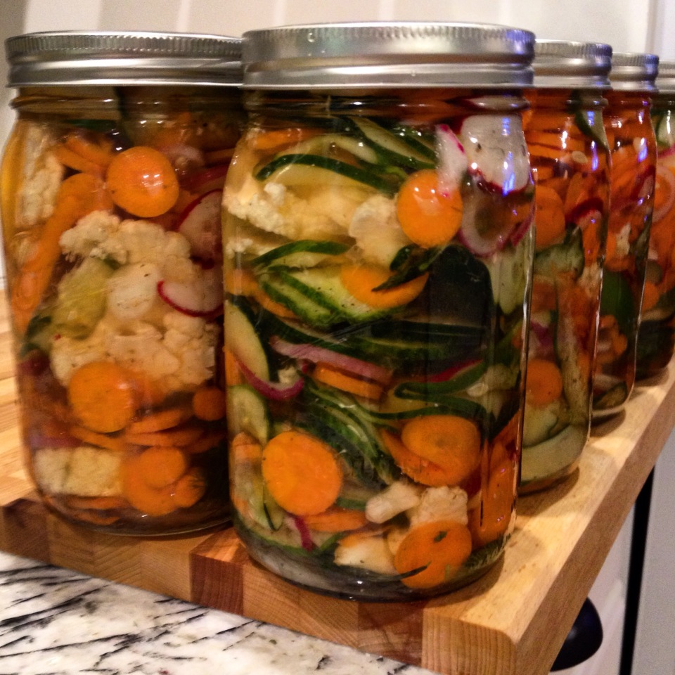 Quick Pickled Vegetables